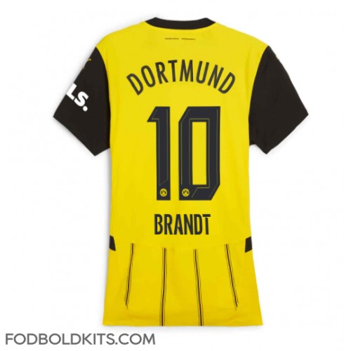 Borussia Dortmund Julian Brandt #10 Hjemmebanetrøje Dame 2024-25 Kortærmet